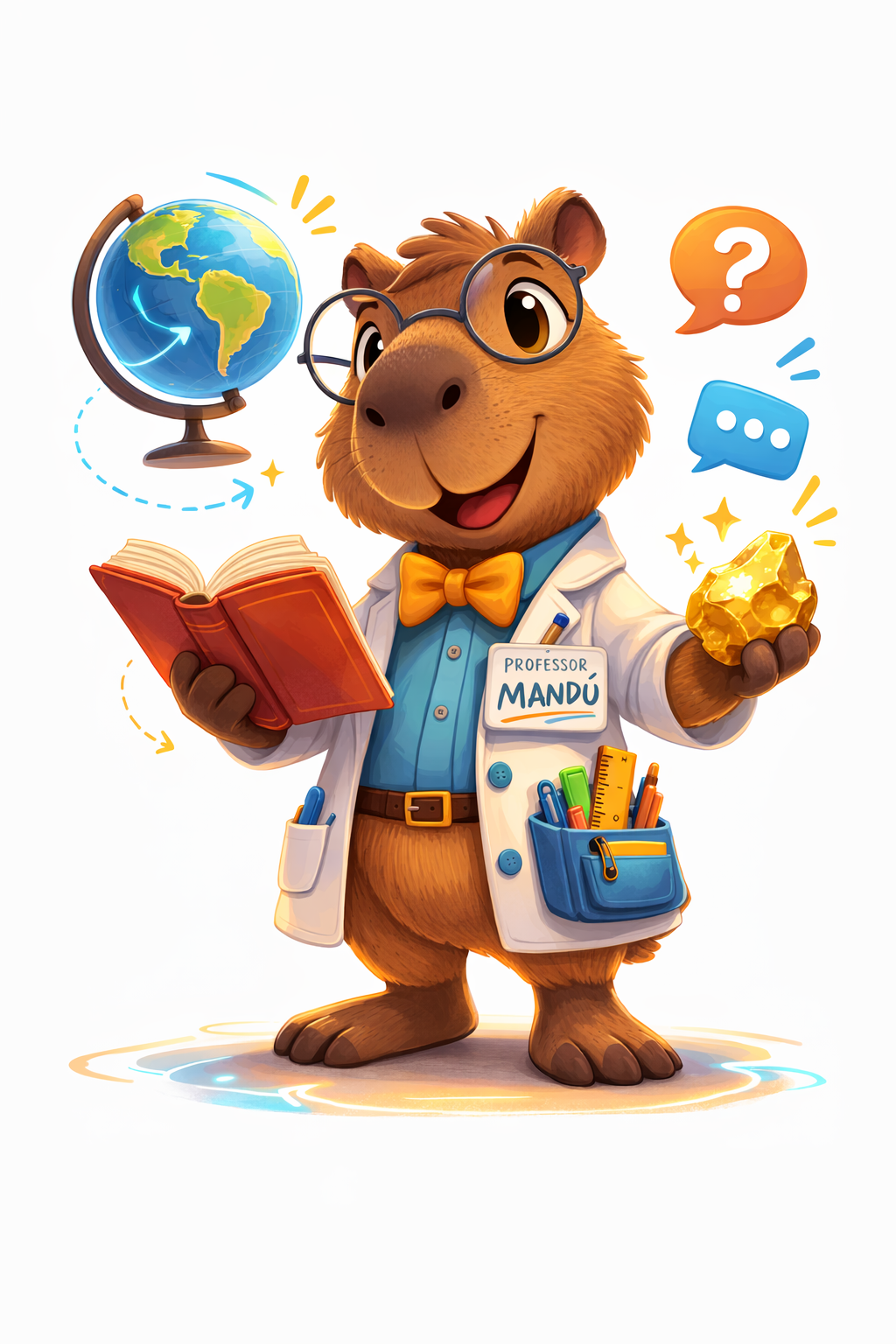 Mandú, a capivara da Geografia